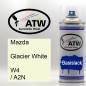 Preview: Mazda, Glacier White, W4 / A2N: 400ml Sprühdose, von ATW Autoteile West.